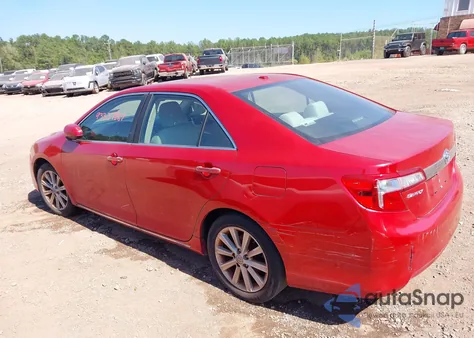 2012 Toyota Camry Xle z USA, uszkodzony, nr VIN 4T4BF1FK9CR270008